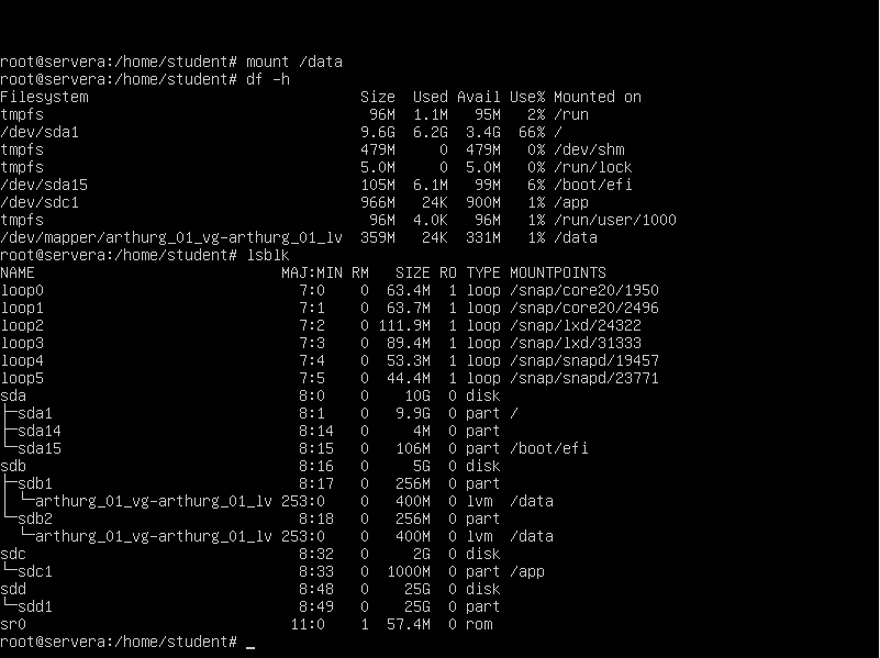 Screenshot terminal reload daemon systemd di Linux